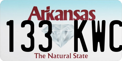 AR license plate 133KWC