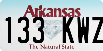 AR license plate 133KWZ