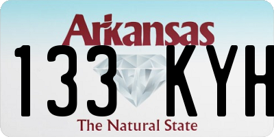 AR license plate 133KYH