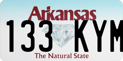 AR license plate 133KYM