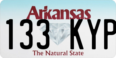 AR license plate 133KYP
