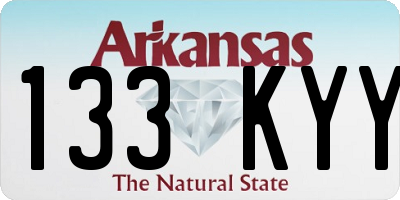 AR license plate 133KYY