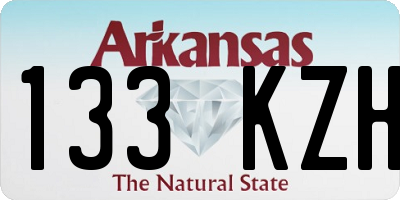 AR license plate 133KZH