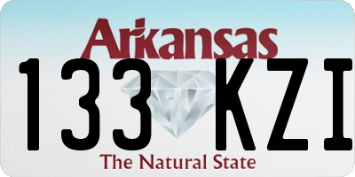 AR license plate 133KZI