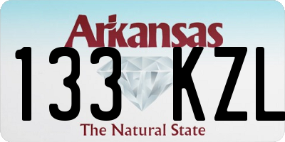 AR license plate 133KZL