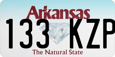 AR license plate 133KZP