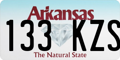 AR license plate 133KZS