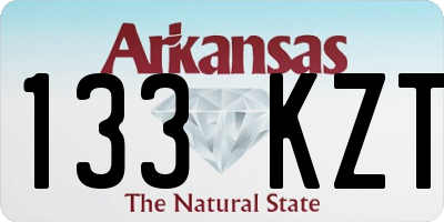 AR license plate 133KZT
