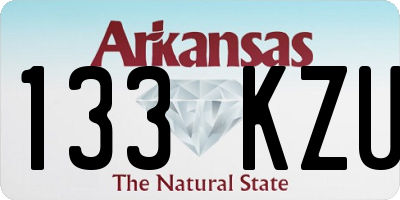 AR license plate 133KZU