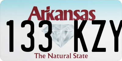 AR license plate 133KZY