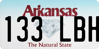 AR license plate 133LBH