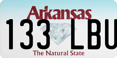 AR license plate 133LBU