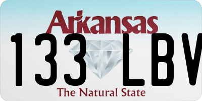 AR license plate 133LBV