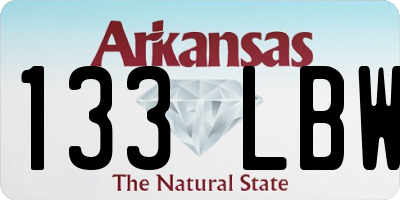 AR license plate 133LBW