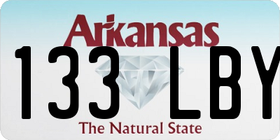 AR license plate 133LBY