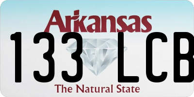 AR license plate 133LCB