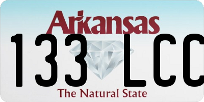 AR license plate 133LCC