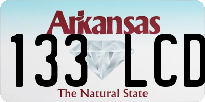 AR license plate 133LCD