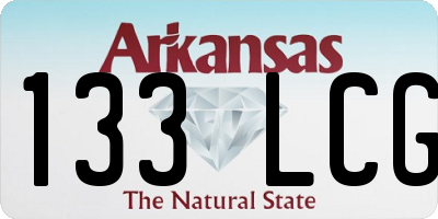 AR license plate 133LCG
