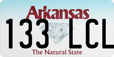 AR license plate 133LCL