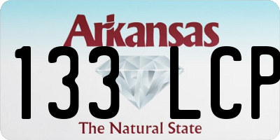 AR license plate 133LCP