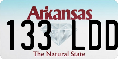 AR license plate 133LDD