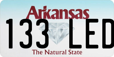 AR license plate 133LED