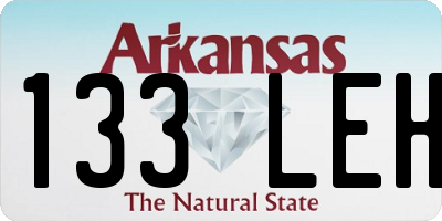 AR license plate 133LEH