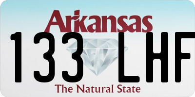 AR license plate 133LHF