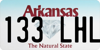 AR license plate 133LHL