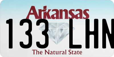 AR license plate 133LHN