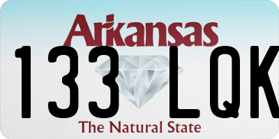 AR license plate 133LQK