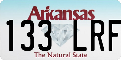 AR license plate 133LRF