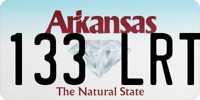 AR license plate 133LRT