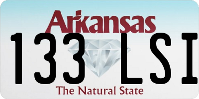 AR license plate 133LSI