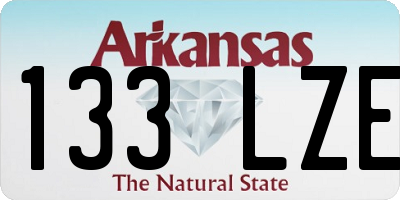 AR license plate 133LZE