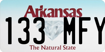 AR license plate 133MFY