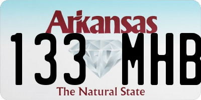 AR license plate 133MHB