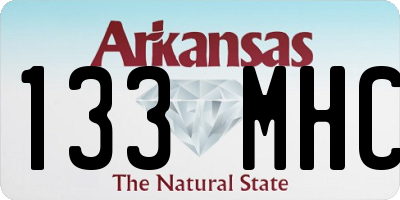 AR license plate 133MHC