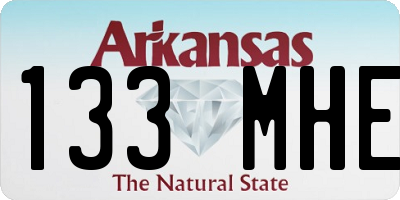 AR license plate 133MHE