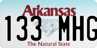 AR license plate 133MHG