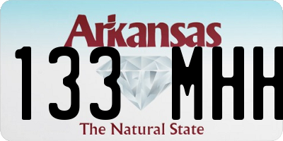 AR license plate 133MHH