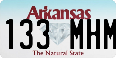 AR license plate 133MHM