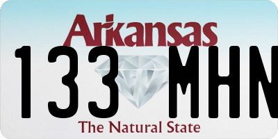 AR license plate 133MHN