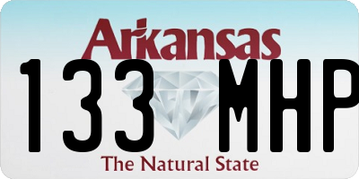 AR license plate 133MHP