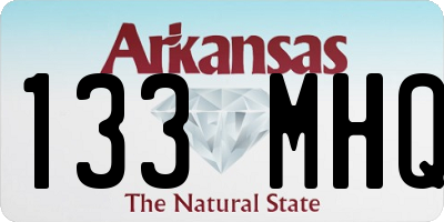 AR license plate 133MHQ