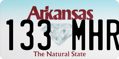 AR license plate 133MHR