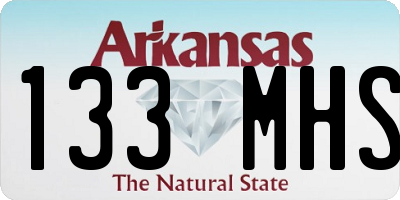 AR license plate 133MHS