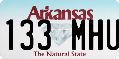 AR license plate 133MHU