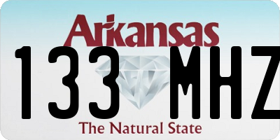 AR license plate 133MHZ